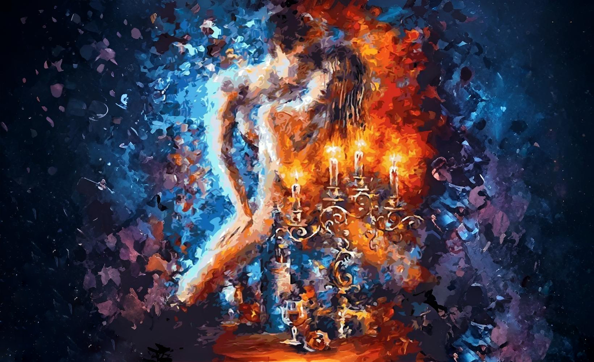 Автор работы: Леонид Афремов - Свеча любви