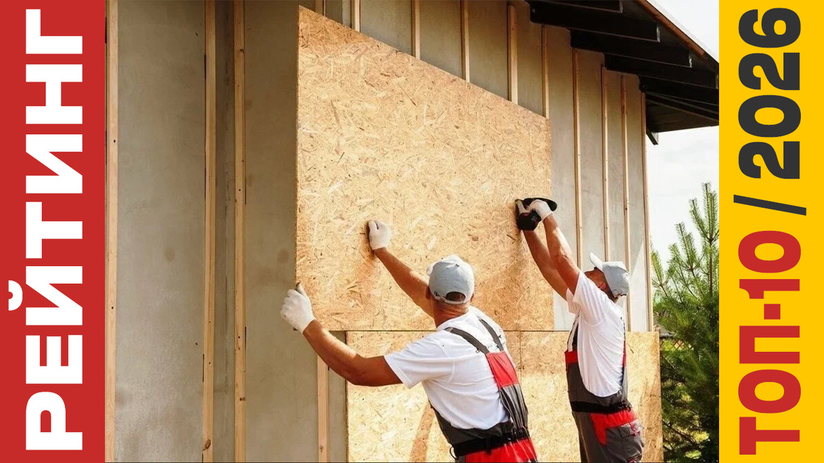 ТОП-10 OSB плит 2026 года: Рейтинг лучших моделей