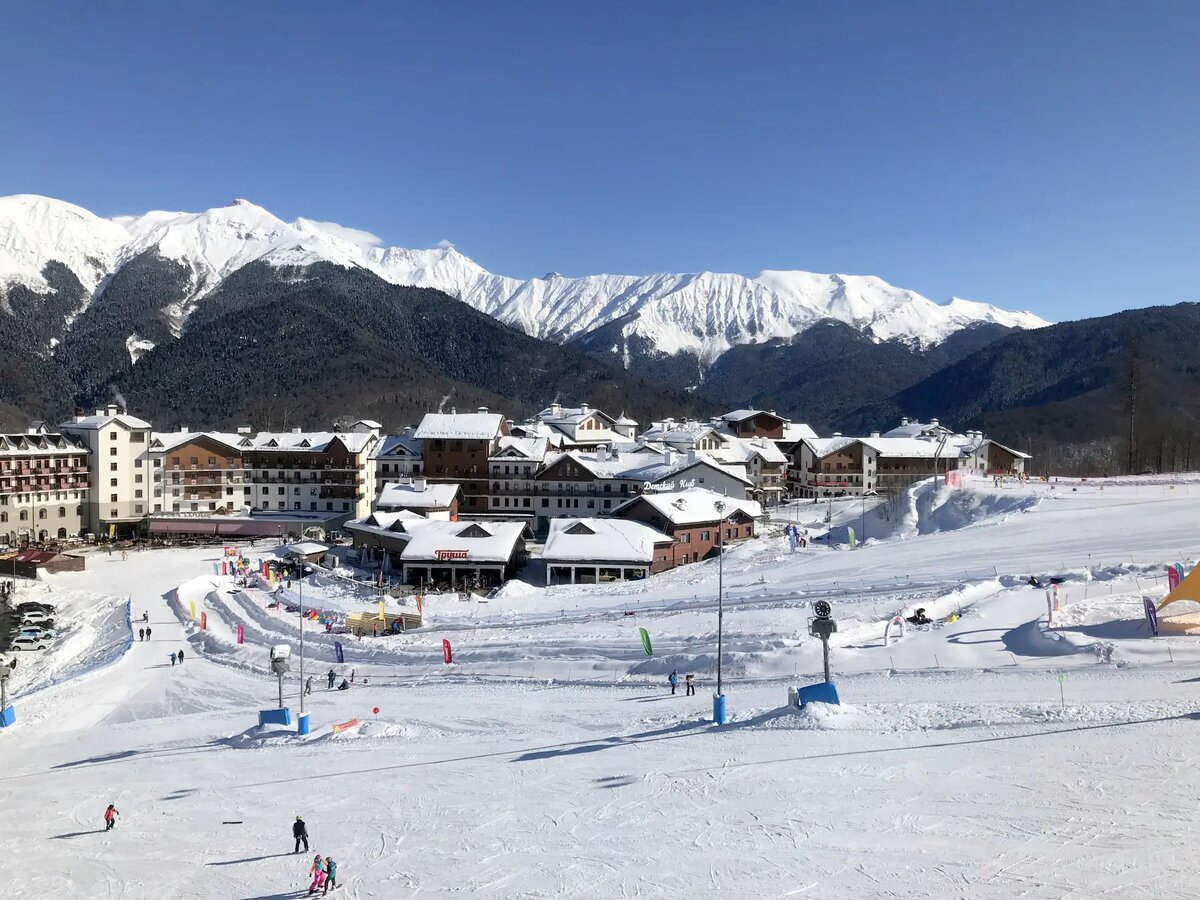     Сочинский горный курорт Роза Хутор. © "Интерфакс". Юлия Батырь