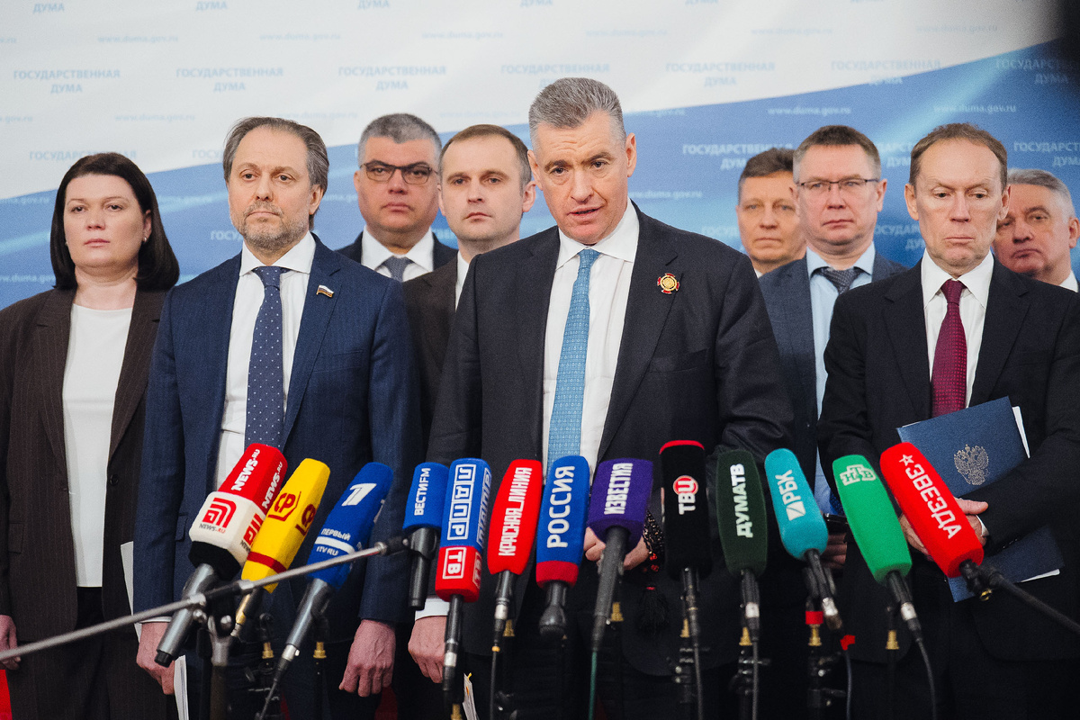 Председатель ЛДПР Леонид Слуцкий