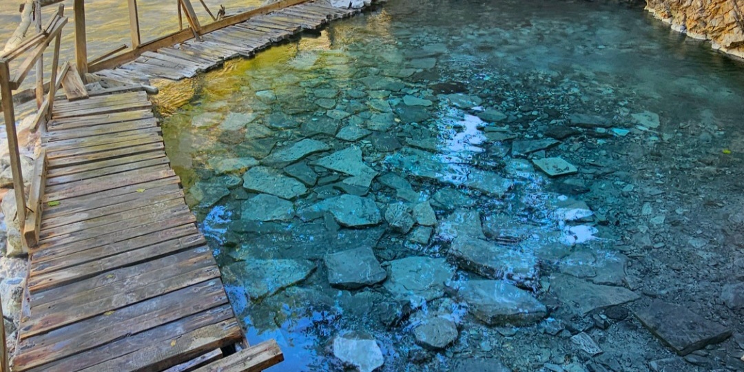 Вонючая целебная вода в Чечне