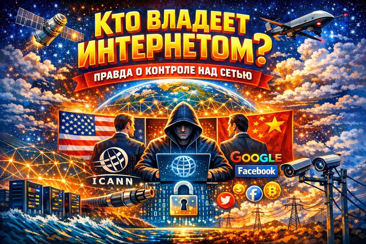 Кто владеет интернетом: правда о контроле над сетью