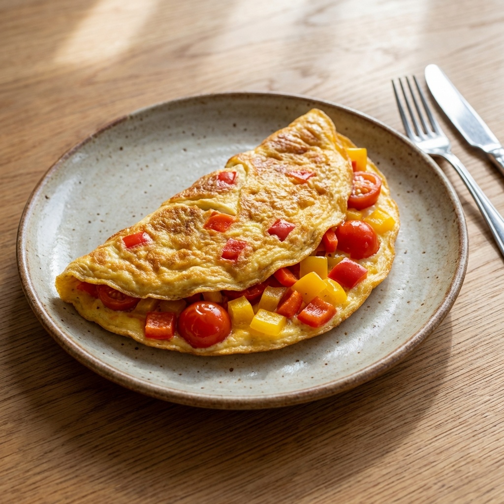 Омлет с овощами