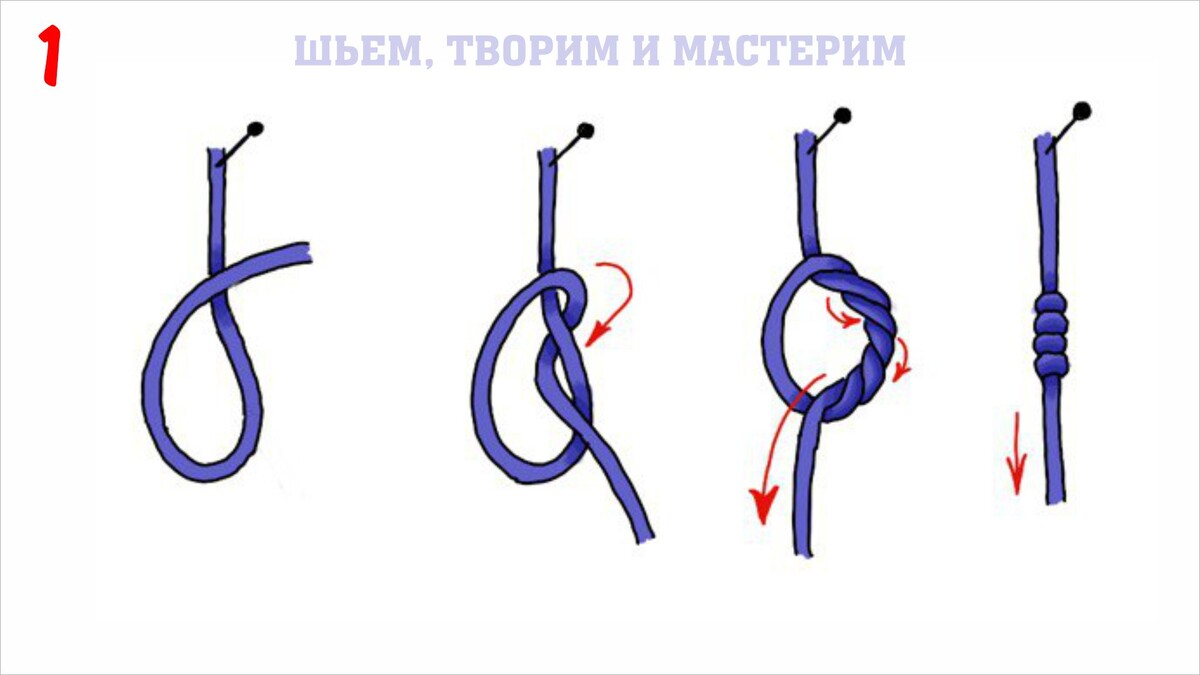 Схема плетения по 1 способу.