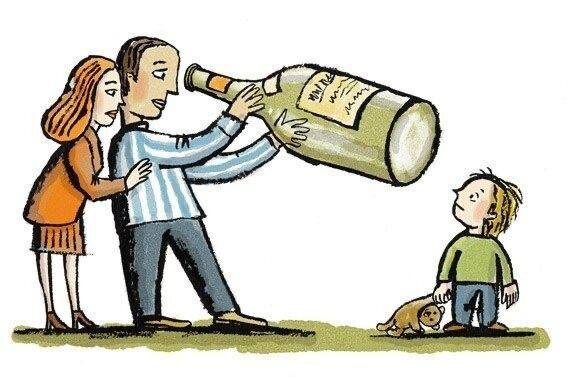 Восприятие пьяного родителя маленьким ребенком. Дефекты развития.