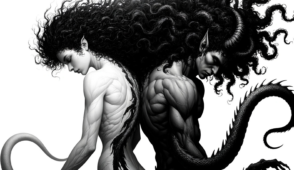 Любые наши проявления имеют двойственную природу. Признавая светом одно, мы тут же опускаем во тьму противоположность. Разобщая реальность дуализмом.