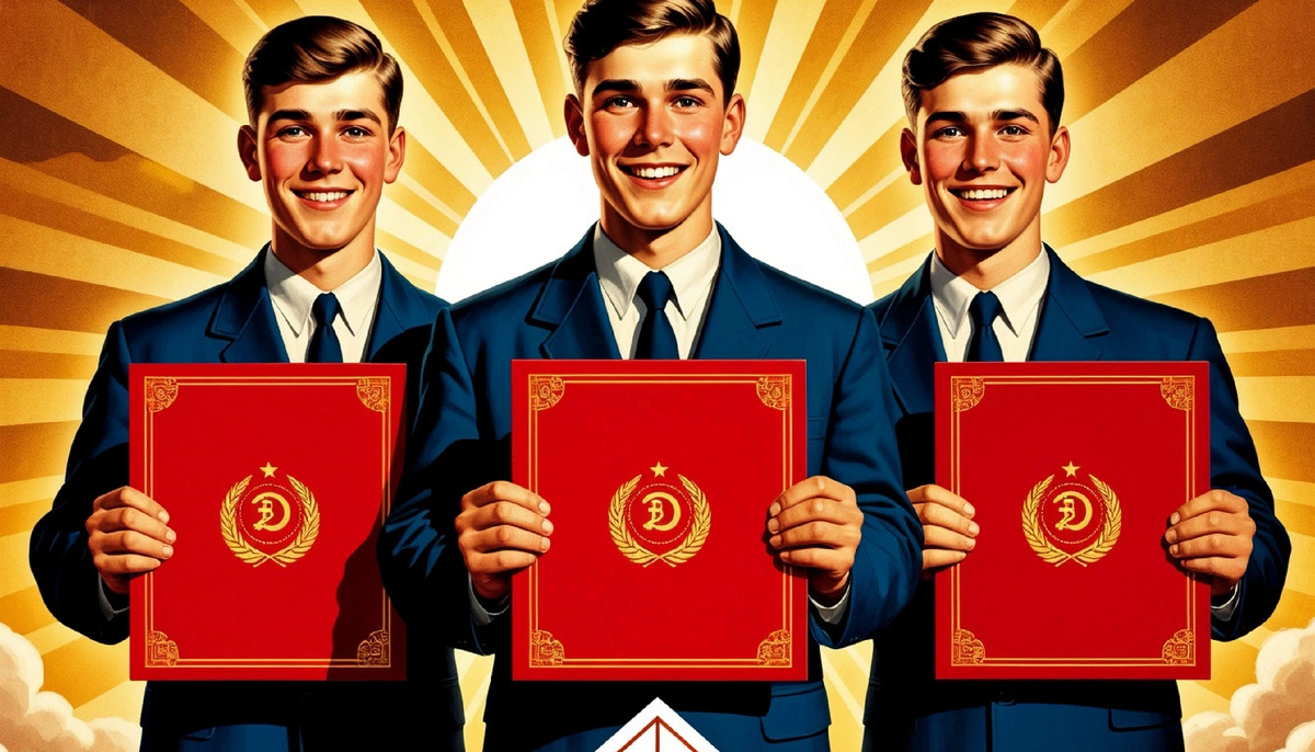 Для многих символом человека достойного является лишь наличие диплома.