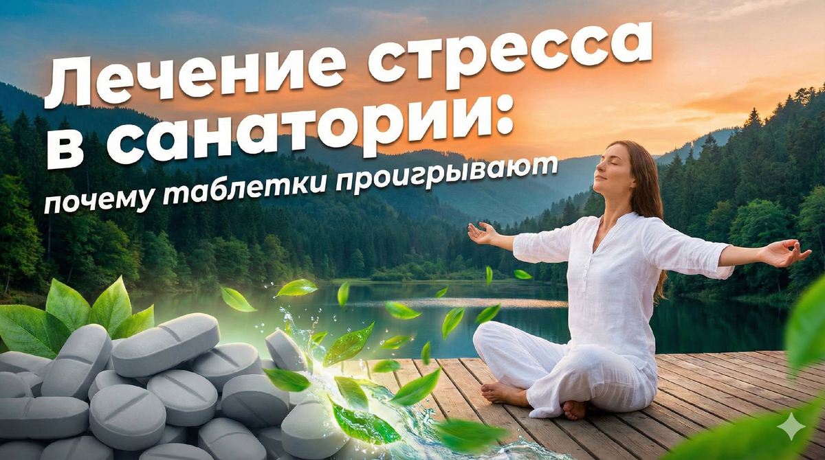 Лечение стресса в санатории: почему таблетки проигрывают