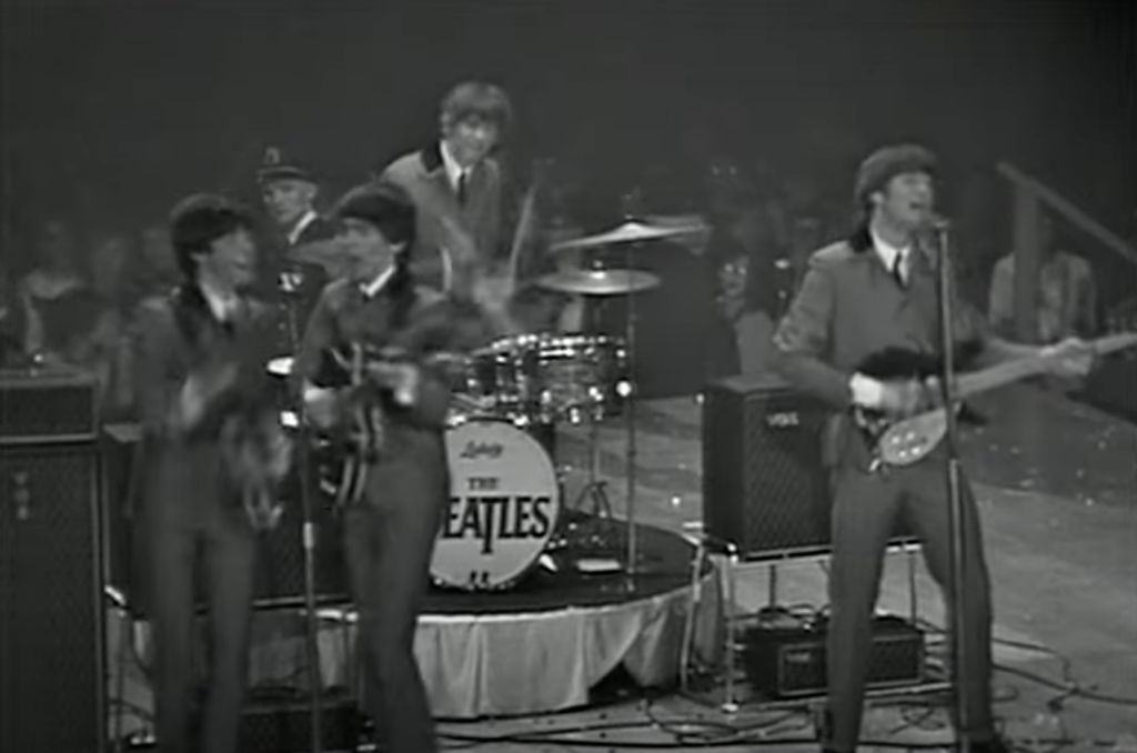 The Beatles в Вашингтоне, округ Колумбия, 11 февраля 1964 года (скриншот с YouTube)