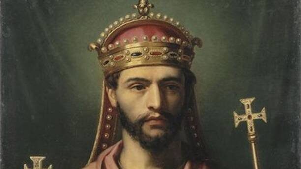 Таким изображали Людовика I Благочестивого