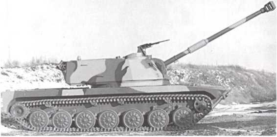 Макет САУ на шасси «Планер»