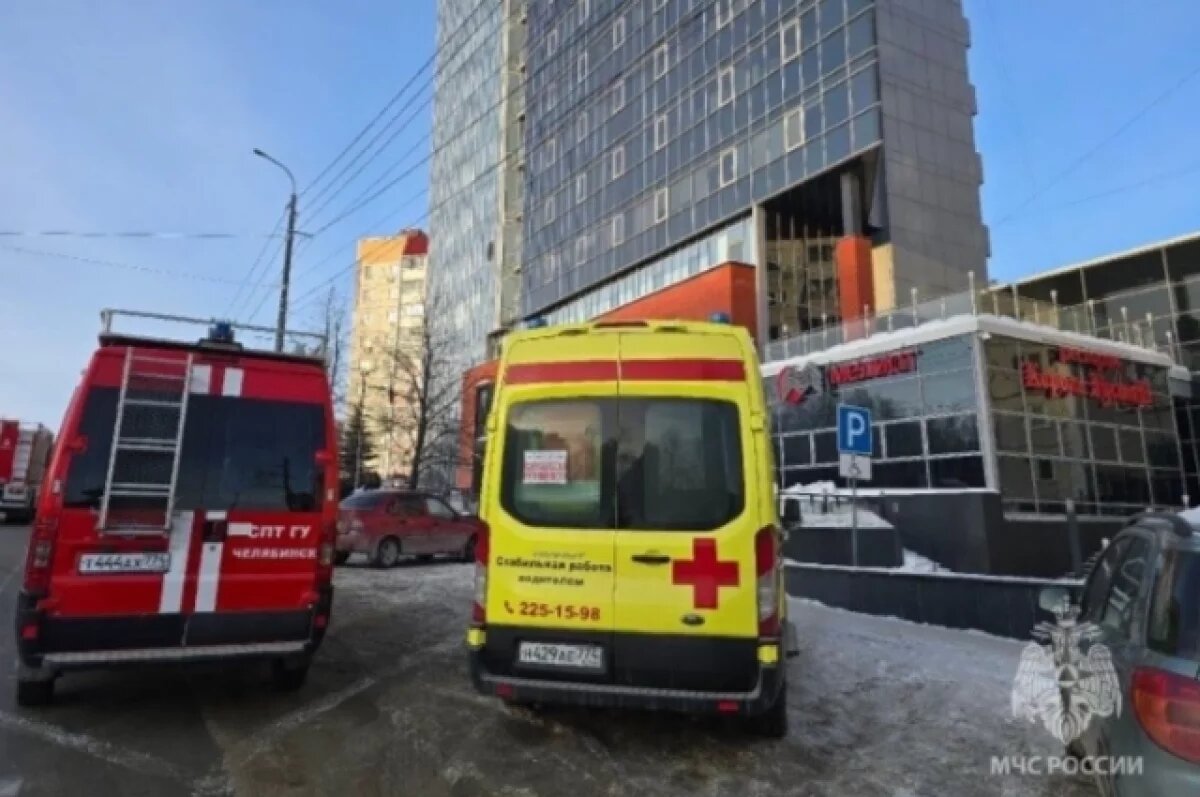    В Челябинске произошло возгорание в здании высотной гостиницы