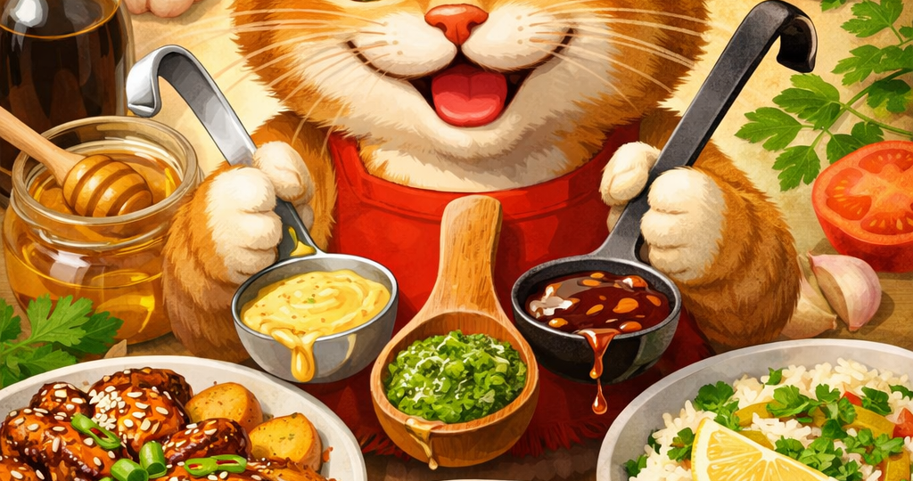 Три соуса-спасателя: один и тот же кусок еды — но ощущение, что это разные блюда