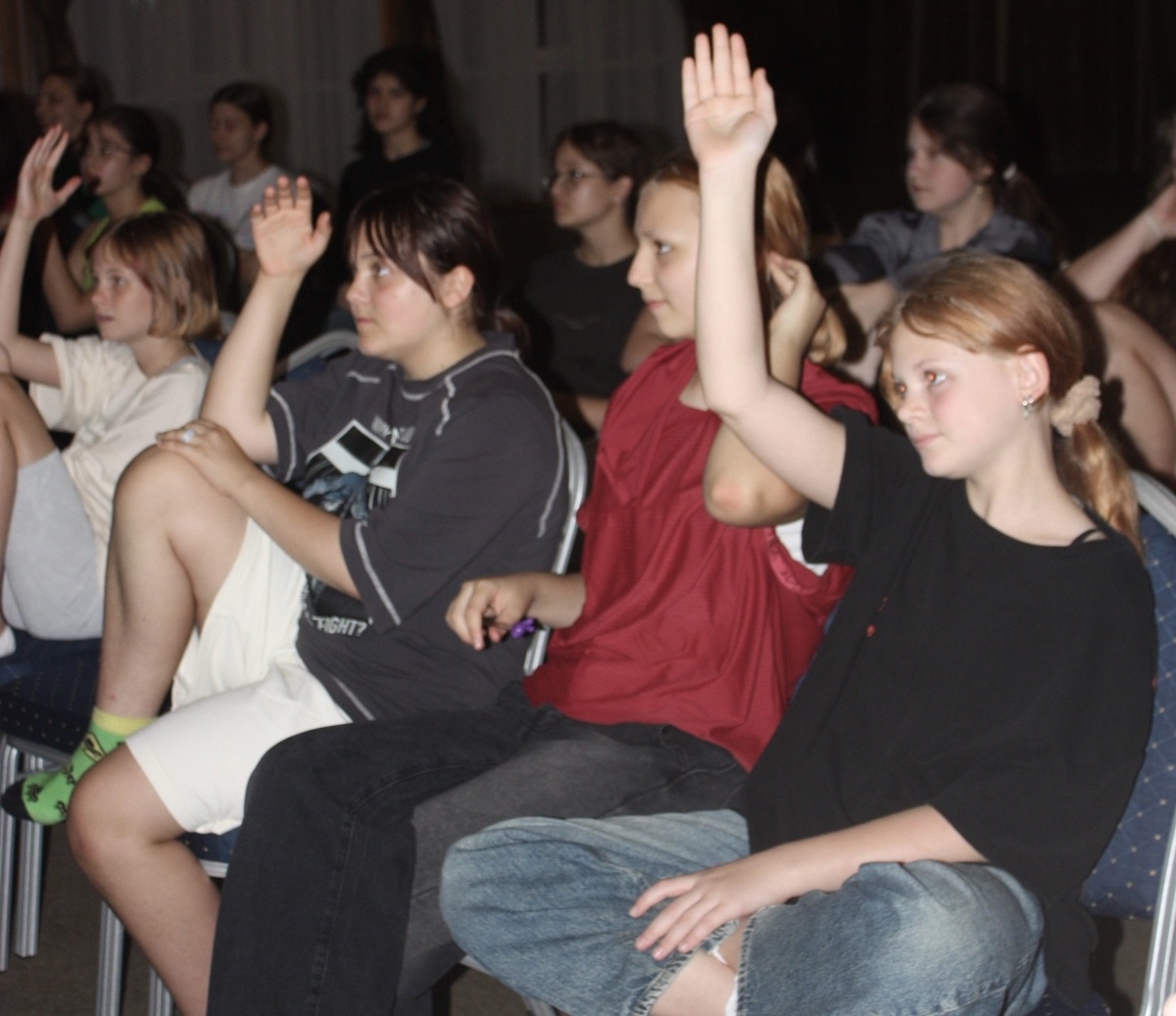 вечернее мероприятие, театральный лагерь «Артист»