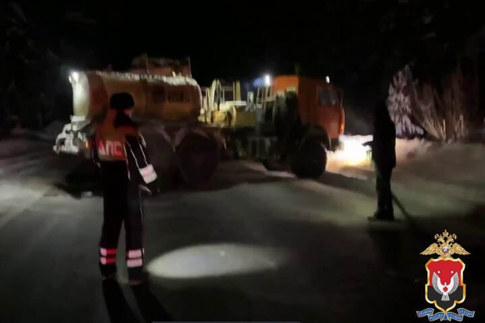    Помогли водителю. Фото: МВД по Удмуртии