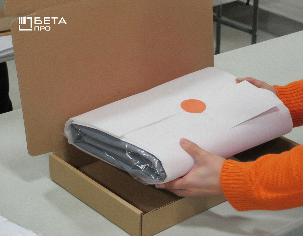 Упаковка товара от фулфилмент-оператора Бета ПРО