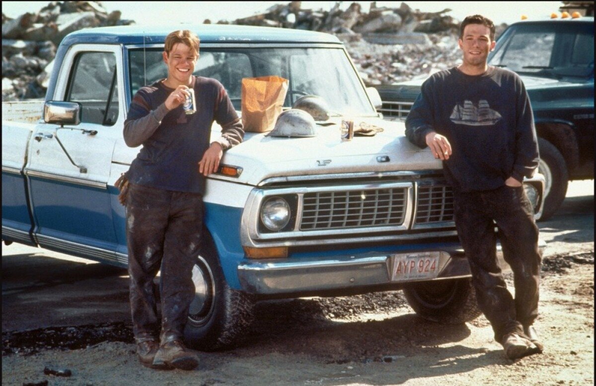 Кадр из х/ф Умница Уилл Хантинг