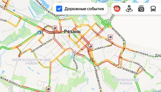    Фото: скриншот сервиса Яндекс.Пробки