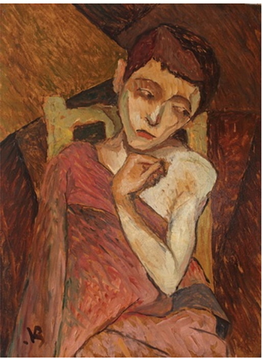 Виктор Браунер. Портрет мальчика. 1922