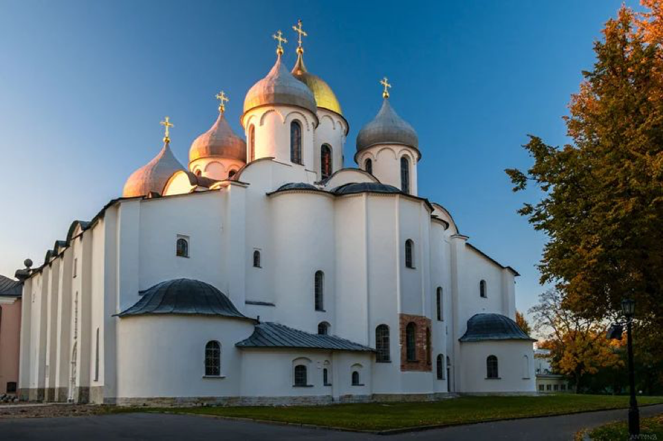 Софийский собор Новгородского кремля 1045 г. Фото из открытых источников