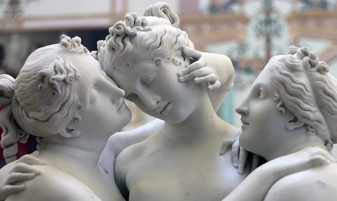 Антонио Канова. Три грации (фрагмент). Государственный Эрмитаж. Фото: Иван Иванов rasfokus.ru