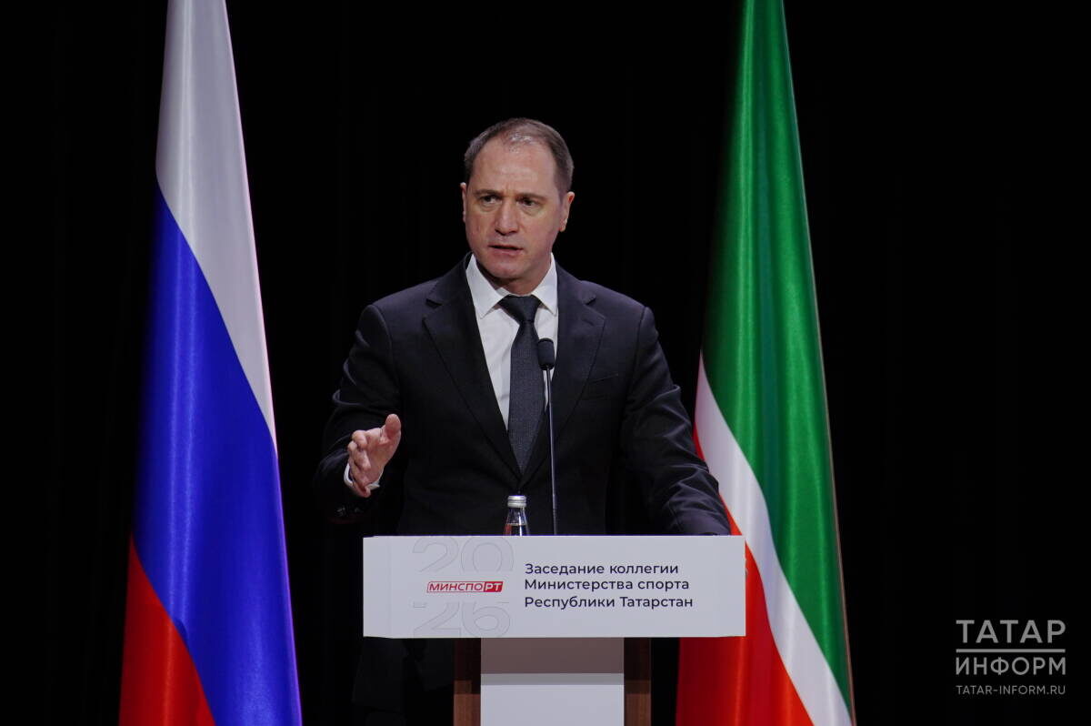 Самым заметным участником мероприятия стал замминистра спорта РФ Алексей МорозовФото: © Владимир Васильев / «Татар-информ»