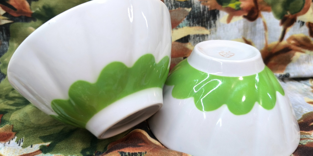 Подружки - пиалочки к "зеленому яблочку"