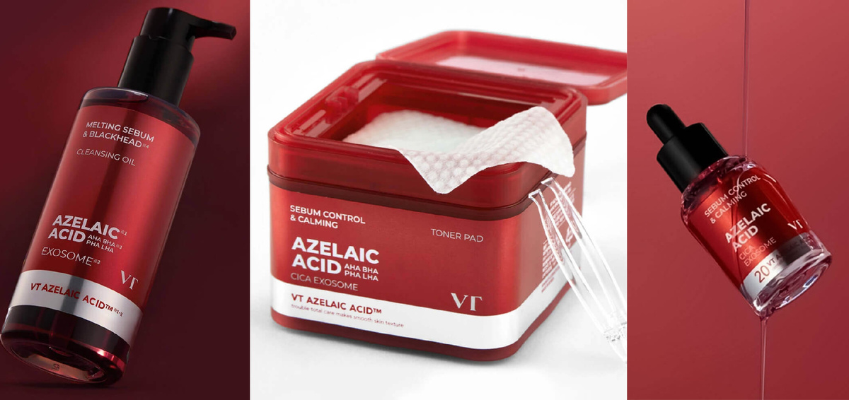 Линейка с азелаиновой кислотой от VT Cosmetics