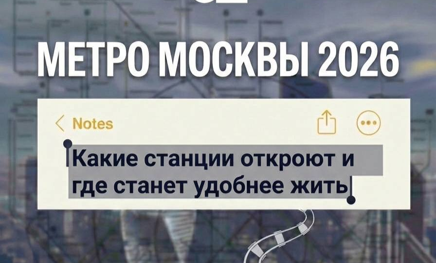Какие станции метро в Москве откроют до 2030 года? +5 новых уже в 2026!