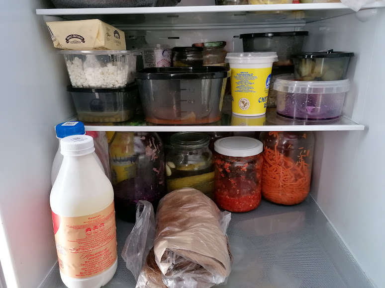 Как раз практически вся готовая еда закончилась:) Фото автора