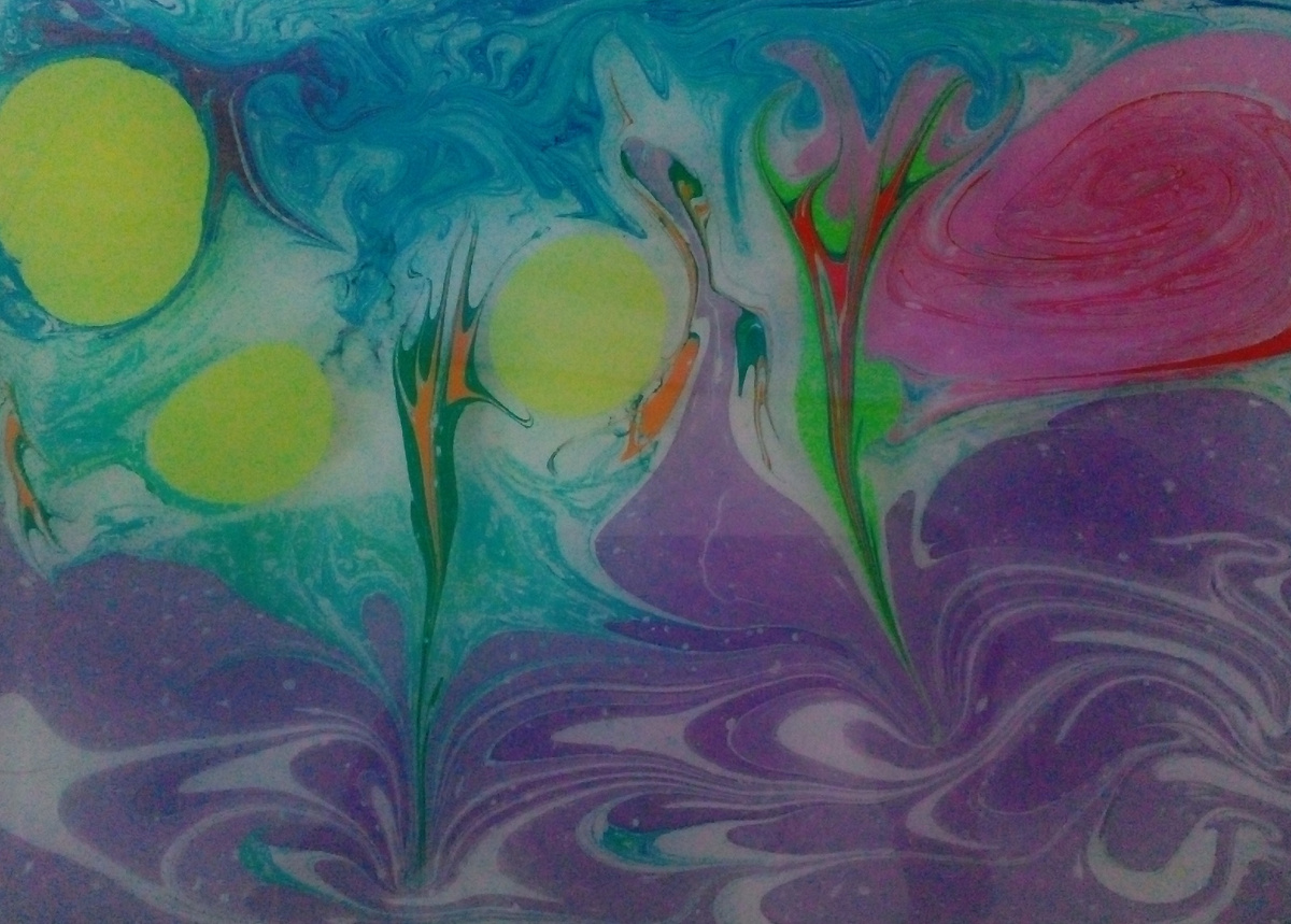 Эбру. Рисуем с Марком