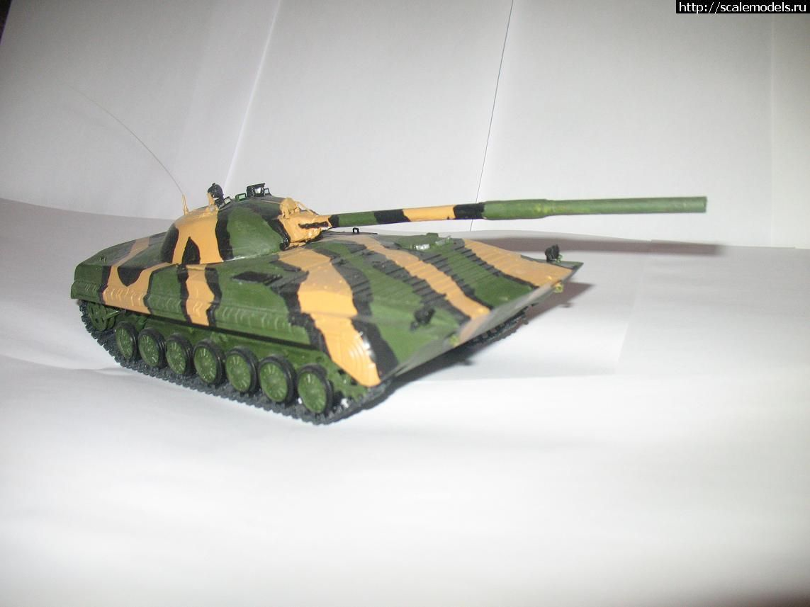 Попытка сделать масштабную модель Объект 788, переделав модель БМП-1. Автор: пользователь Axilesrus с форума http://scalemodels.ru