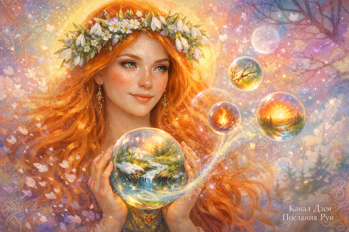 Богиня Бригита и Имболк: руническое послание на весну — подсказка судьбы, свет и обновление