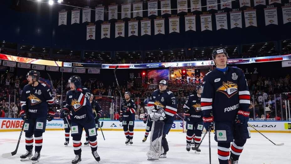    «Металлург» сумел обыграть «Автомобилист». Фото: Соцсети ХК «Металлург»