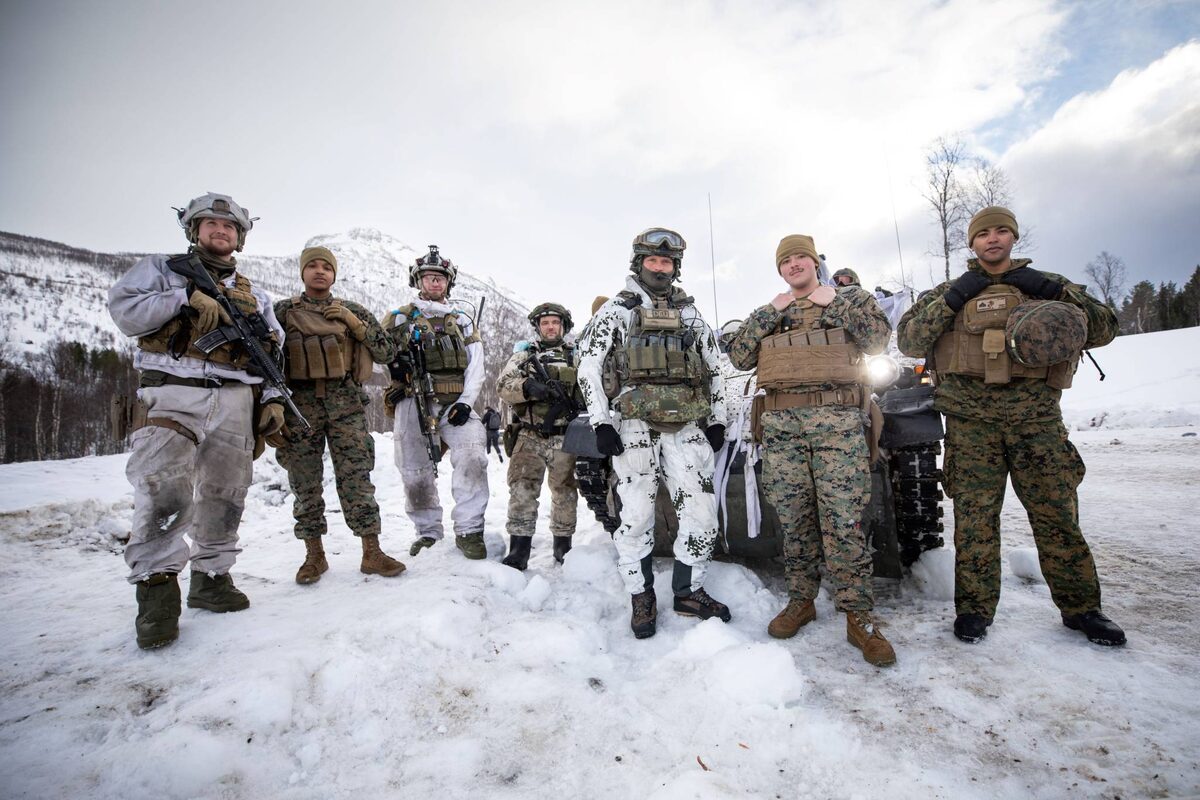 Военнослужащие армий стран НАТОв Норвегии