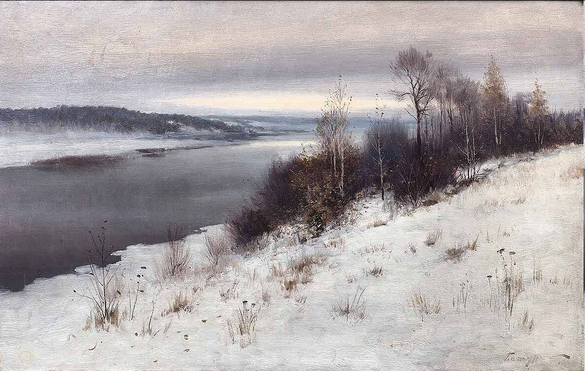 Виктор Батурин. «Зимний пейзаж». 1935