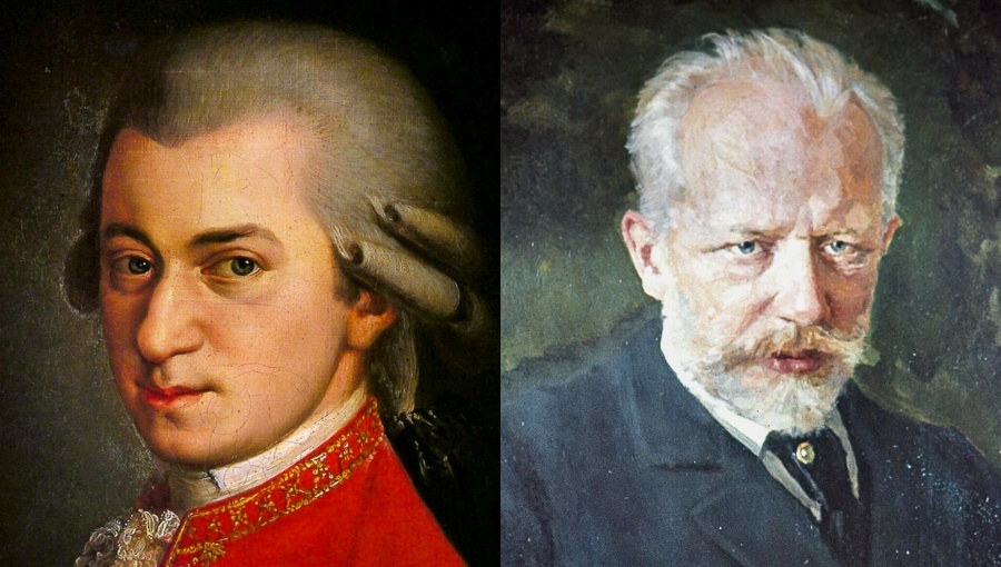 Вольфганг Амадей Моцарт, Петр Ильич Чайковский (Источник: Muzilla)