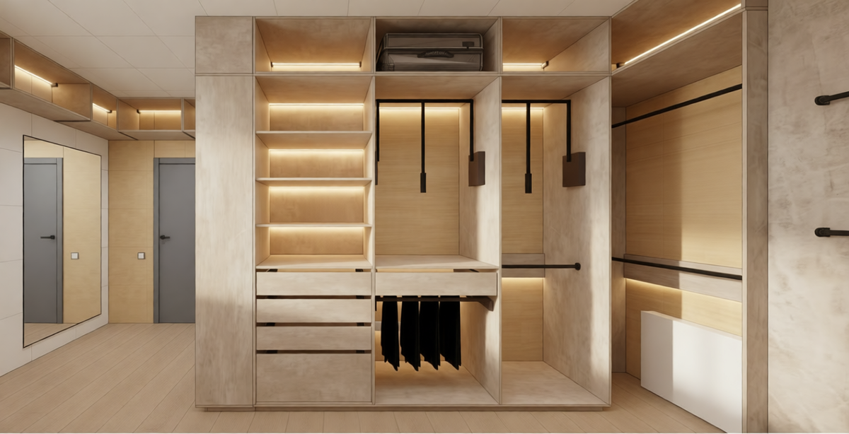 Гардеробная на заказ