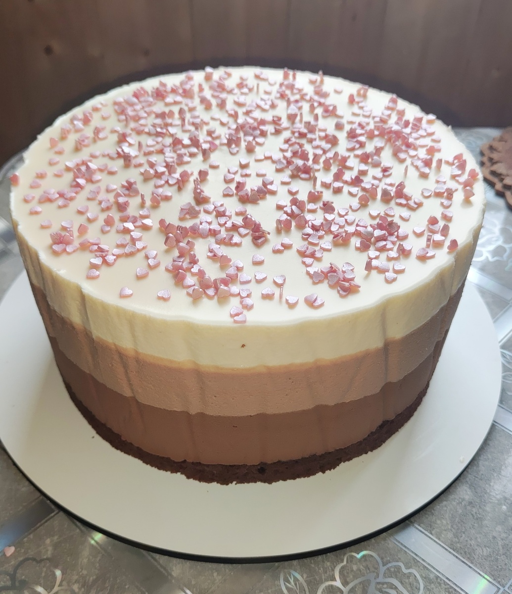 Торт Три шоколада по рецепту Любы Кузьмичёвой