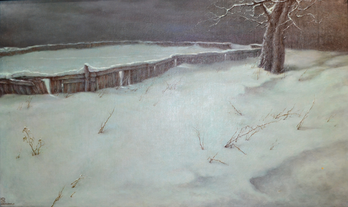 © Константин Дверин. Каток моего детства. Холст, масло. 2004г.