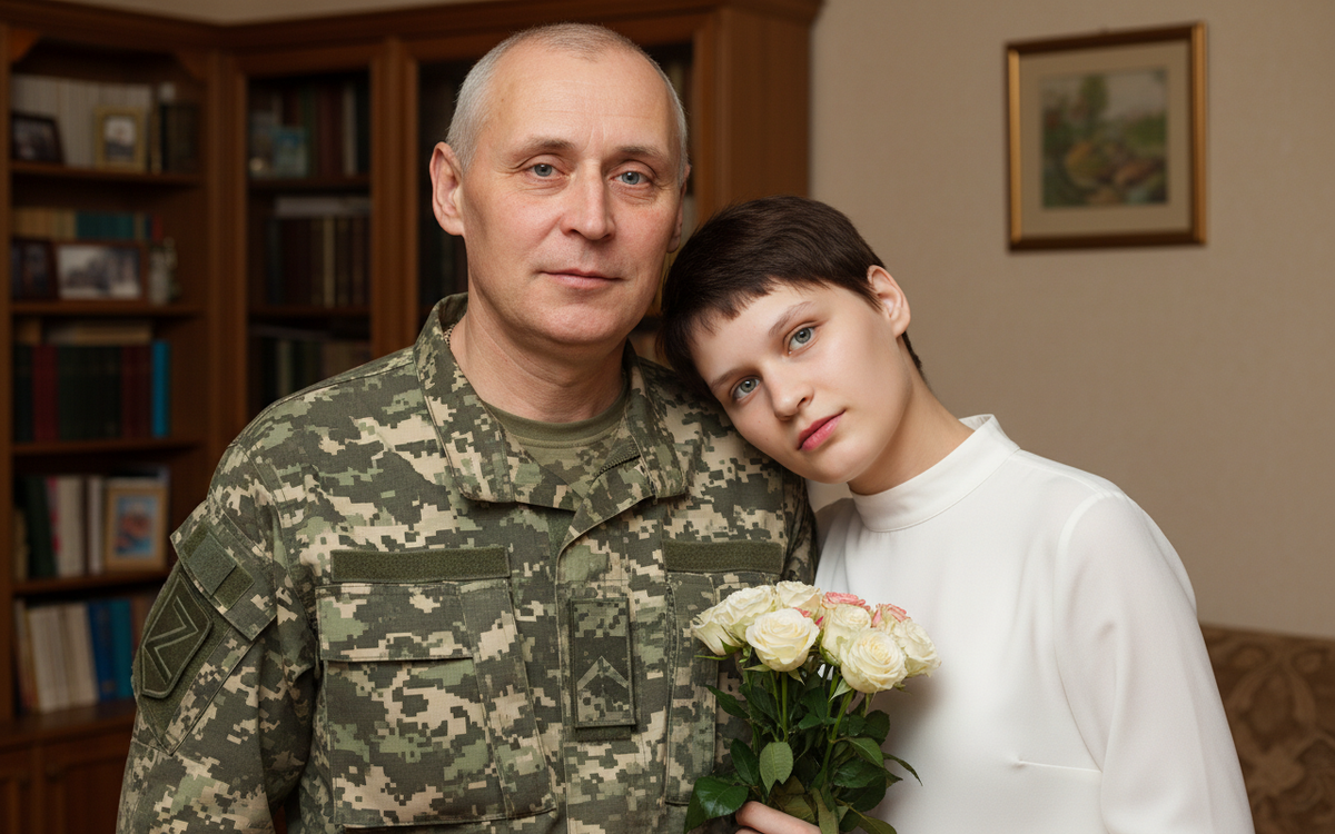 папа и дочь сделано в нейросети на совнове личных фотографий