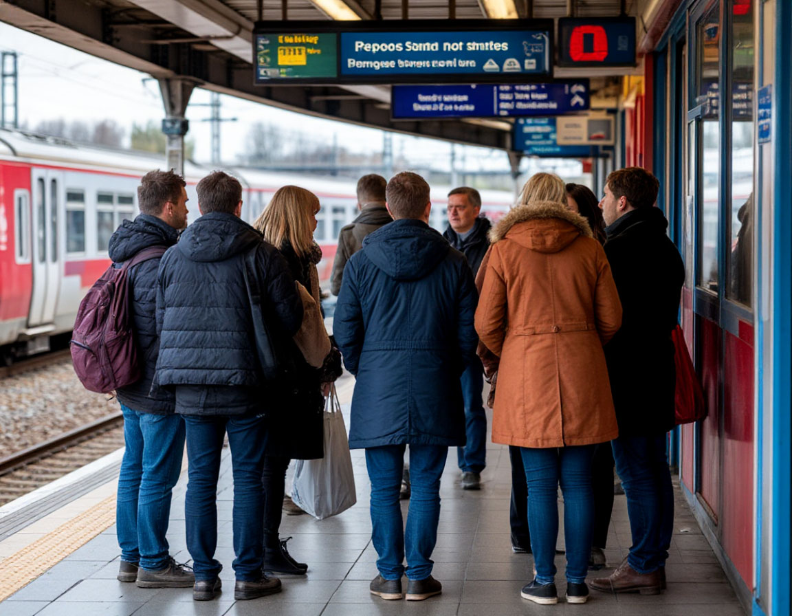 Очередь за билетами. Картинка от Шедеврума