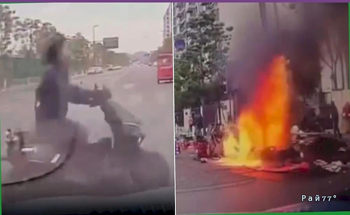   Фото - скриншот с видео, снятого на месте происшествия