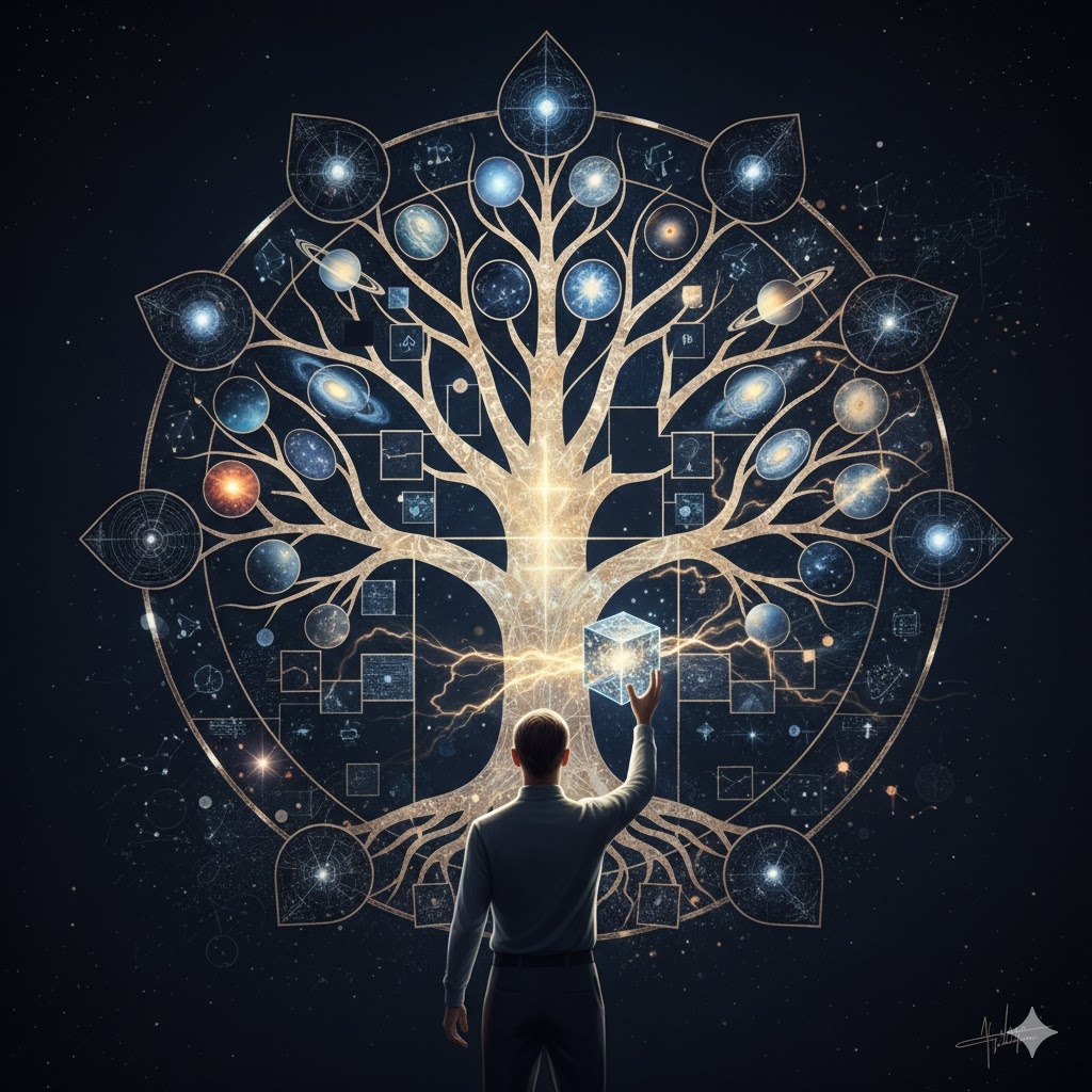 "Архитектор Ноосферы", иллюстрация создана сетью Джемини