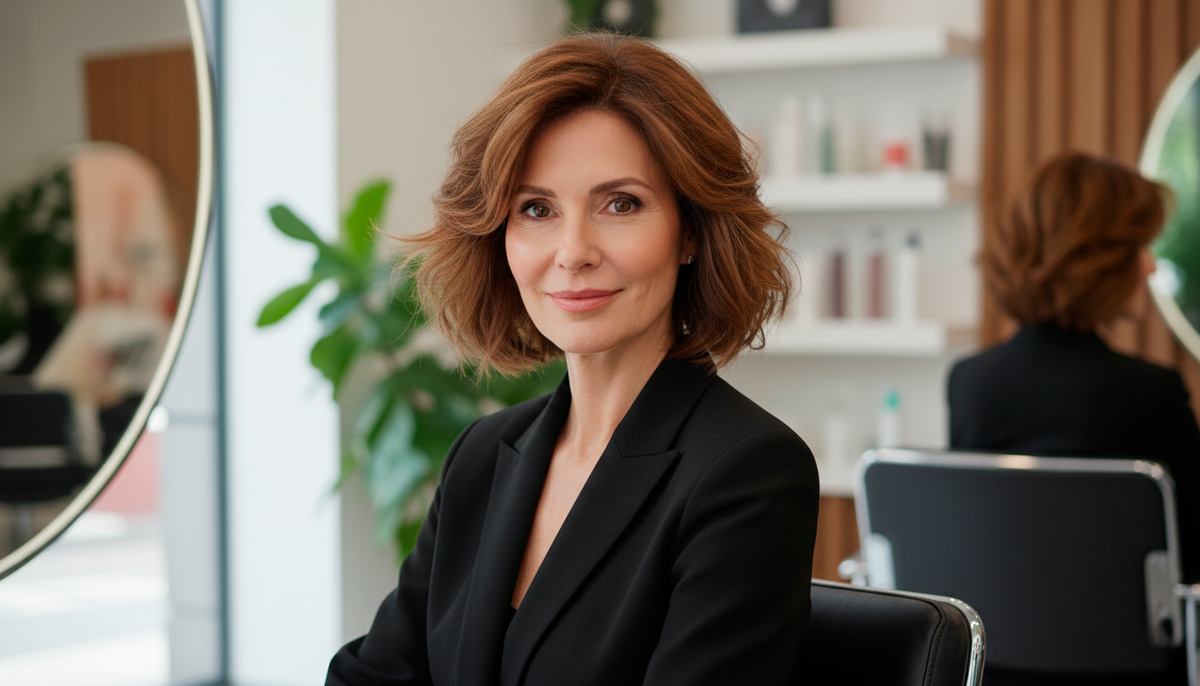 Вот она - женщина, которая не боится перемен. Правильная стрижка может изменить всё и это видно с первого взгляда.