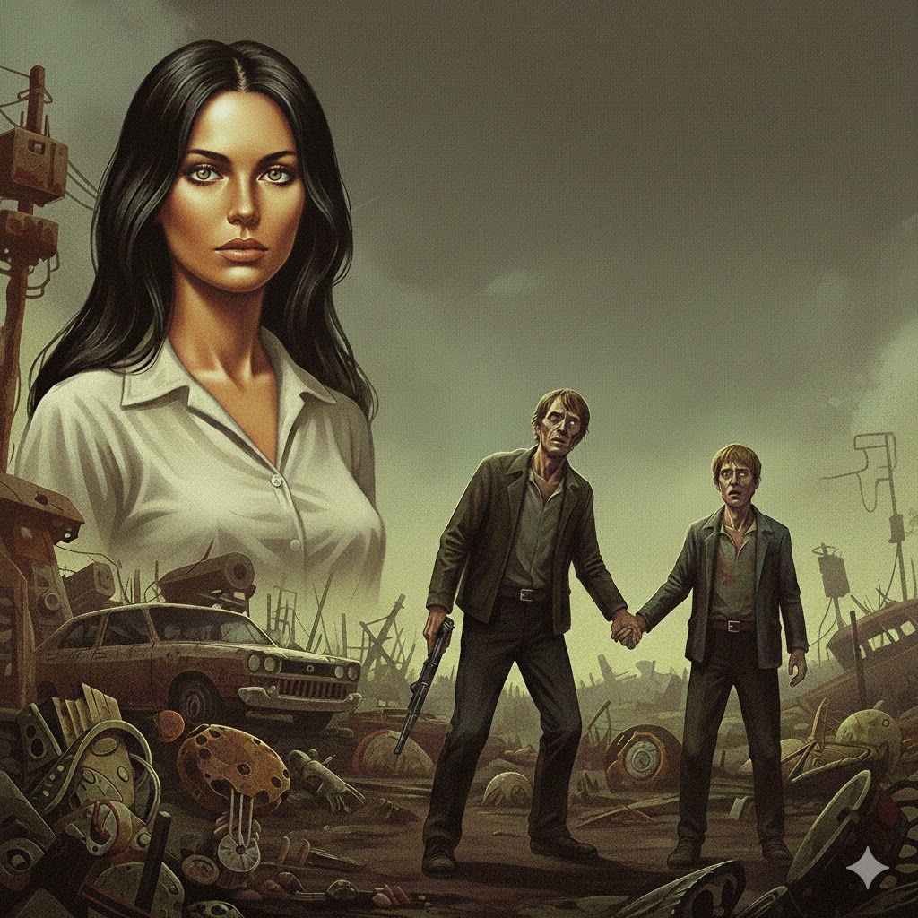 "Дина Барбридж: Янтарное разочарование", иллюстрация создана сетью Джемини