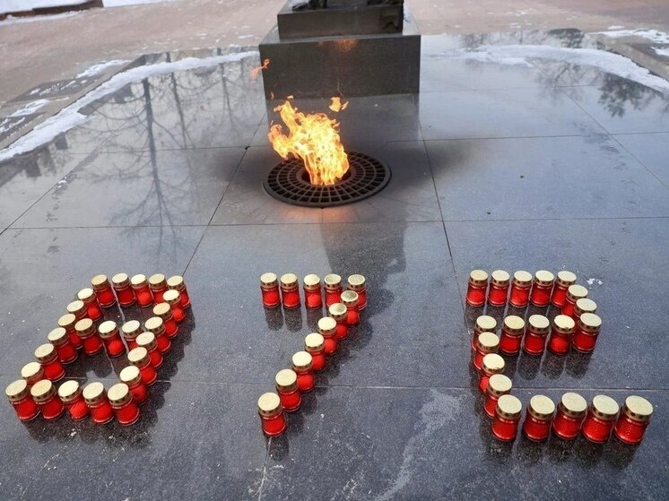     В Белгороде прошли памятные акции в годовщину снятия блокады Ленинграда, фото: t.me/belregion_ru