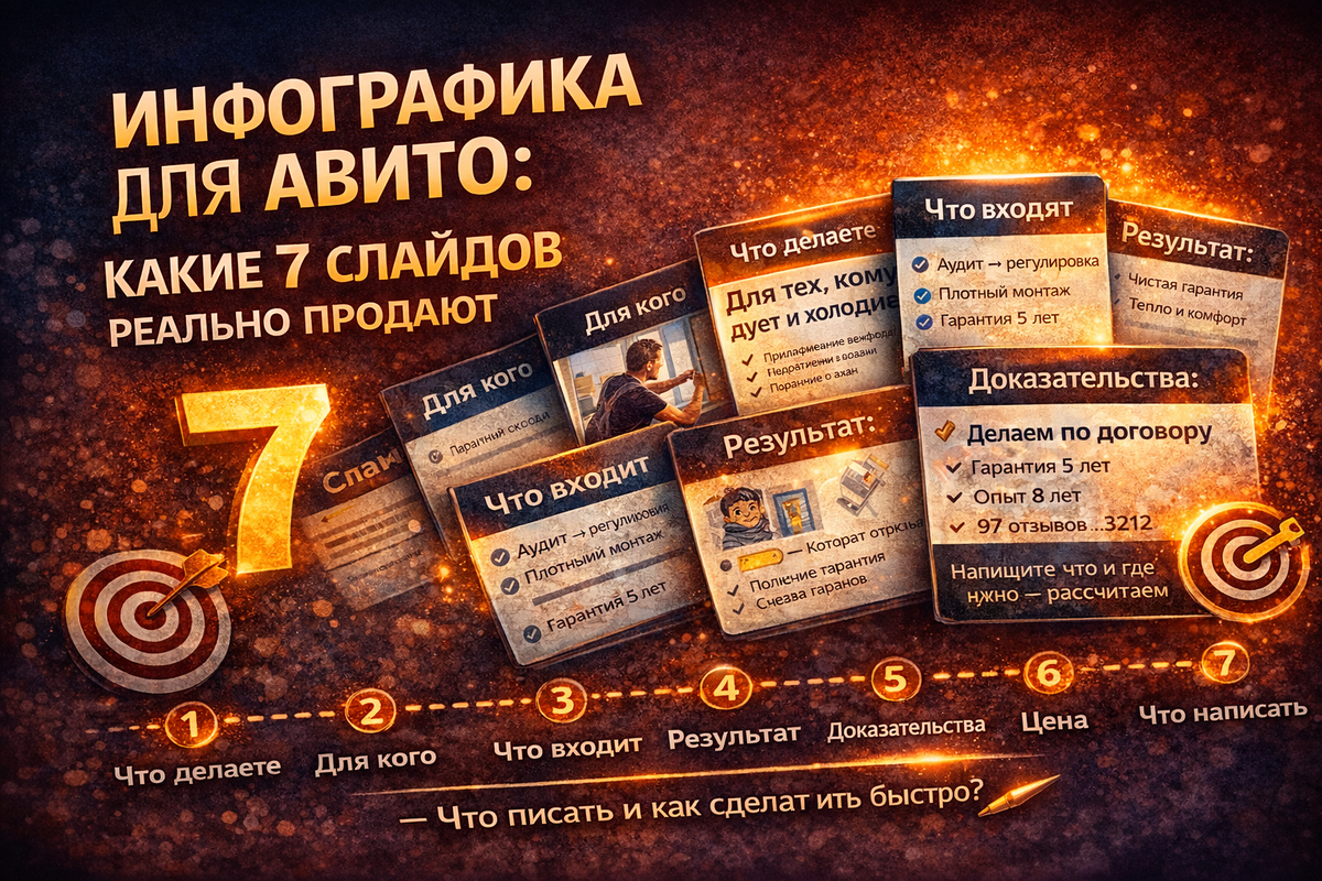 Объявление на Авито — это мини-лендинг (сайт) в упрощённом формате и это работает