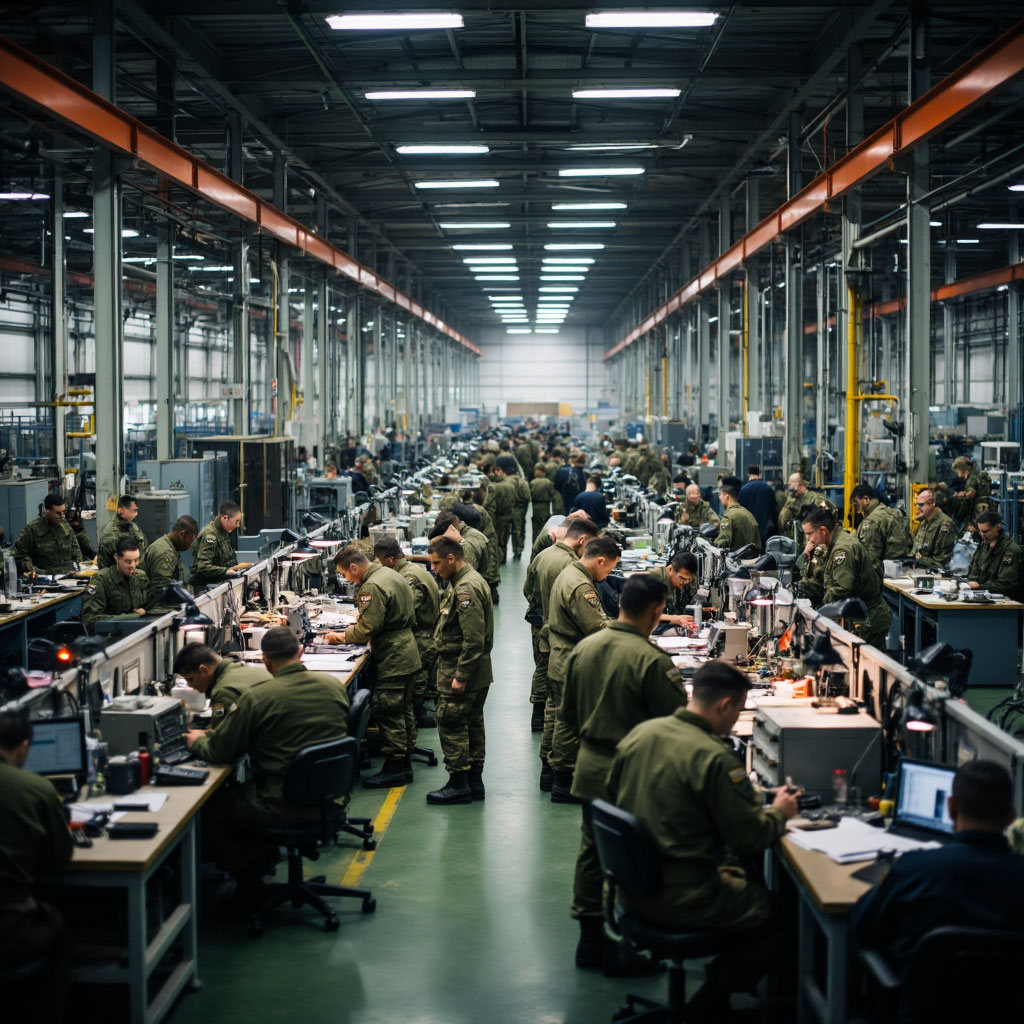 ИИ так видит процесс "сборки" офицеров