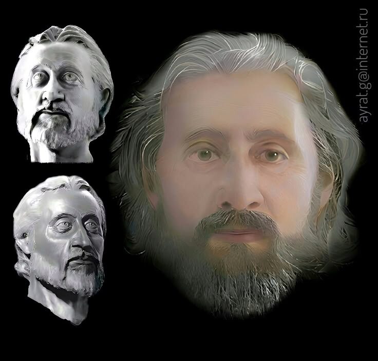 Ярослав Осмомысл - князь Галицкий. Восстановленная внешность по черепу